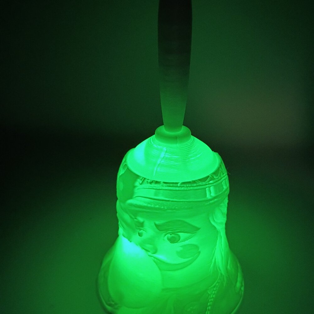 3D Printed Nutcracker Lithophane Lighted Bell, Christmas Night Light, Christmas - Picture 2 of 8